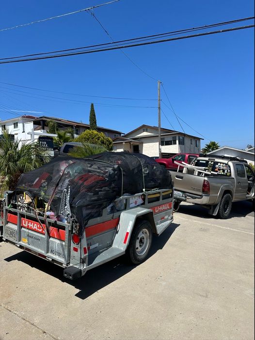 Loaded & hauled away