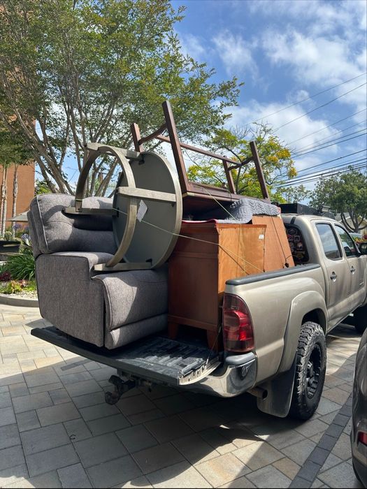 Donation run — items headed to Goodwill