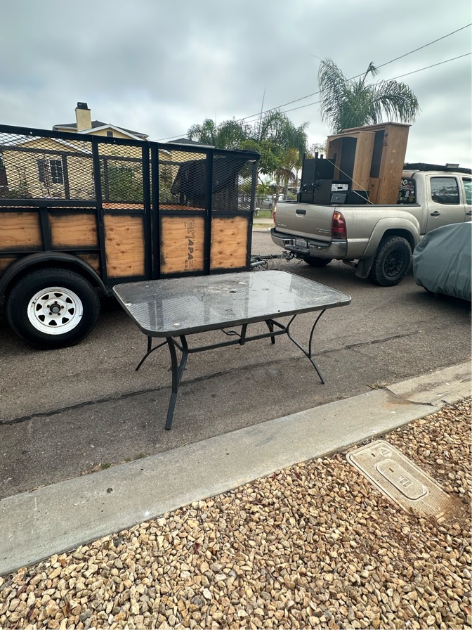 Before — Treated wood and materials